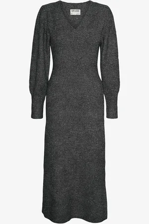 VERO MODA Kjole vmAngalina LS V-neck 7/8 Knit Dress
