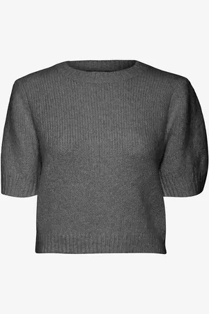 VERO MODA Top vmNovah SS O-neck Puff Pullover GA