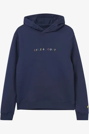 Lyle & Scott Hættetrøje Multi Coloured Embroidery Hoodie
