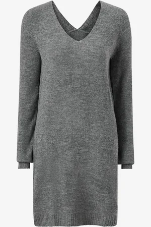 JDY Strikkjole Elanora L/S V-neck Dress Knt