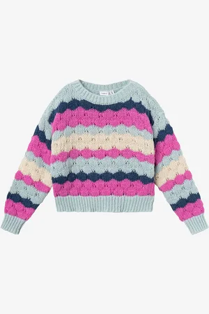 NAME IT Trøje nkfNunna LS Short Knit
