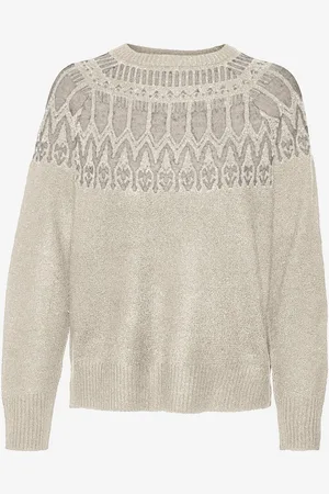 VERO MODA Trøje vmSimone LS Nordic Pullover