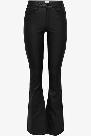 ONLY Jeans OnlBlush Mid Flared Coated Pnt