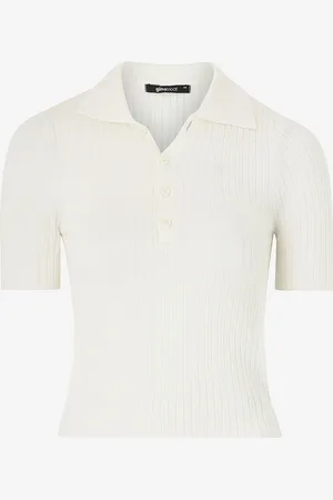 Gina Tricot Top Knitted Collar Top