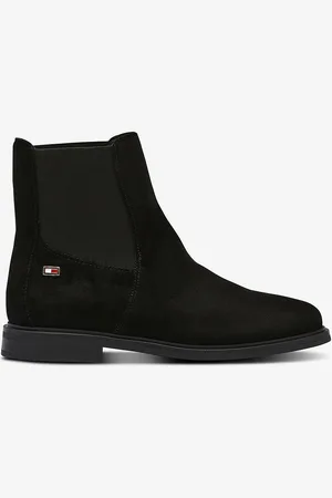 Tommy Hilfiger Boots Flag Suede Low Chelsea