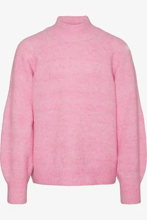 VERO MODA Trøje vmLeaf LS High Neck Pullover Girl