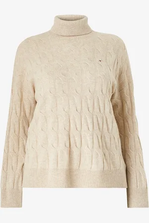 Tommy Hilfiger Trøje Crv Soft Wool Cable R-nk Sweater