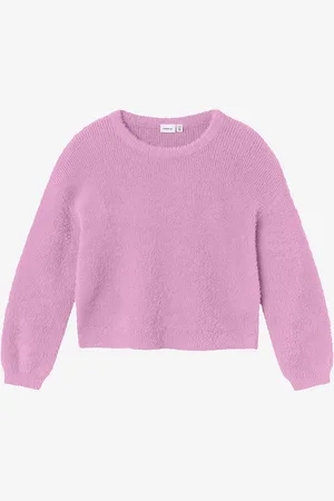 NAME IT Trøje nkfNikaline LS Short Knit