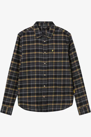 Lyle & Scott Skjorte Brushed Flannel Tartan Shirt