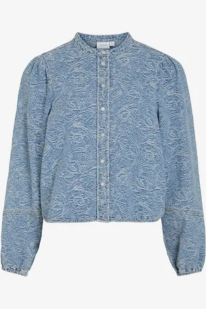 VILA Skjorte viChris L/S Denim Shirt #7 / S
