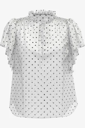 Co`Couture Bluse DionneCC Dot SS Frill Top