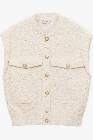 MANGO Vest Cardigan Vest Hepburn