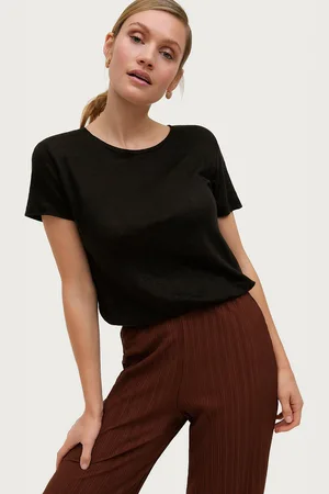 Second Female Top Peony O-neck Tee