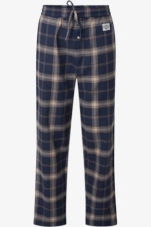Lexington Konrad Pyjamasbukser i ternet bomuldsflonel