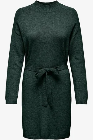 ONLY Kjole onlLeva LS Belt Dress EX Knt