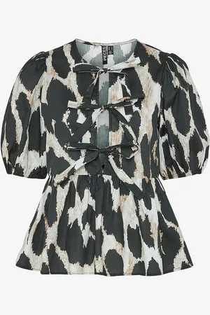 Pieces® Bluse pcJade 2/4 O-neck Top D2d