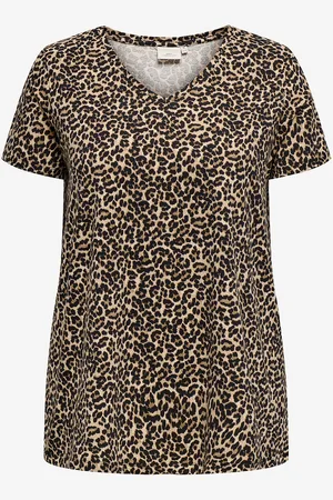 ONLY Top carTime Bonnie S/S V-neck Aop Tee