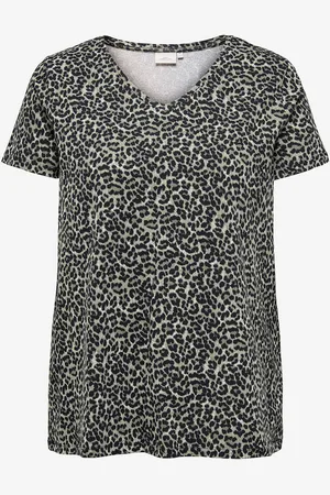 ONLY Top carTime Bonnie S/S V-neck Aop Tee