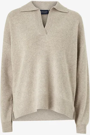Lexington Trøje Peyton Boiled Merino Wool Knitted Polo Sweater