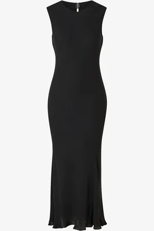 Calvin Klein Maxi kjole Fluid Crepe Fit & Flare Dress