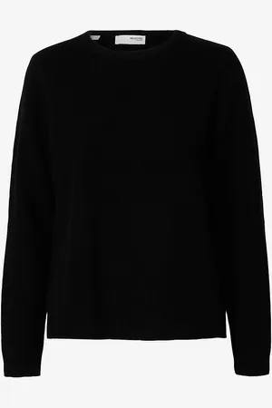 SELECTED Trøje slfManila LS Knit Cashmere O-neck