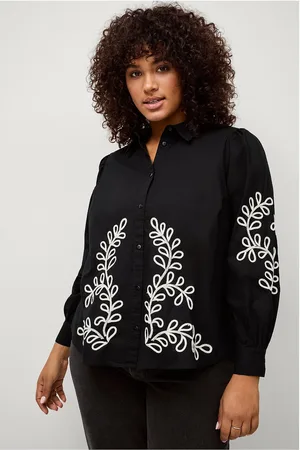 Zizzi Skjorte mFlora L/S Shirt