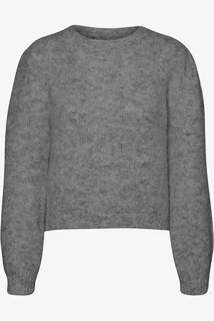 VERO MODA Trøje vmNovah LS O-neck Pullover GA