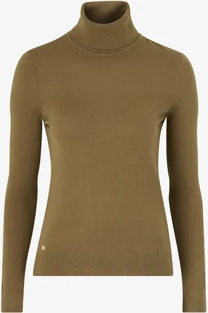 Ralph Lauren Turtleneck trøje Modal Silk Nylon-ls Sweater