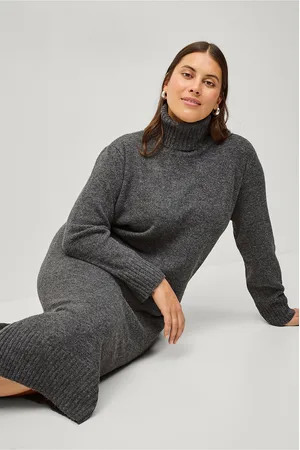 Noisy May Kjole nmViola L/S Rollneck Knit Dress