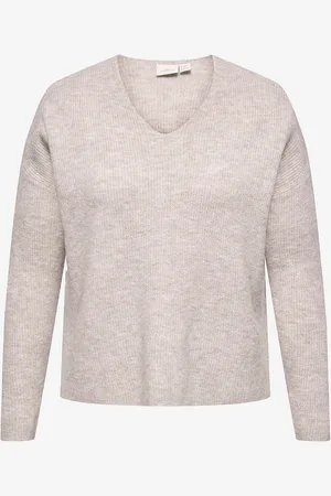ONLY Trøje carCamilla V-neck L/S Pullover Knt