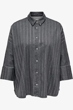 ONLY Skjorte carGrace Rhinestone Dnm Shirt Azg
