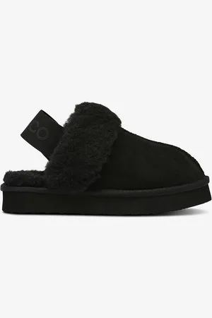 Bianco Hjemmesko biaSweetie Flatform Elastic Slipper Faux Suede