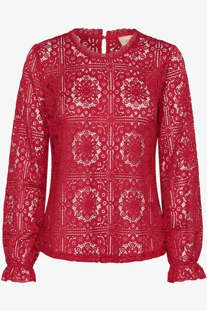 Cream Top crTiley Lace Blouse