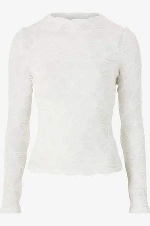 Gina Tricot Top Structured Long Sleeve Top