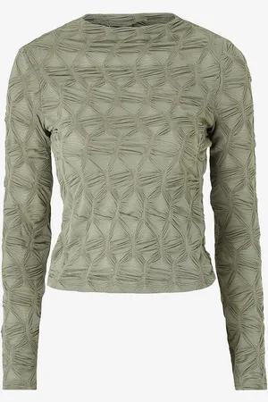 Gina Tricot Top Structured Long Sleeve Top