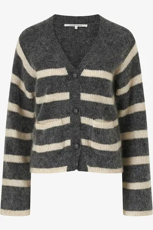 Second Female Cardigan Ovalis Knit Wide Sleeve