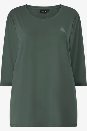 Zizzi Træningstop aBasic One 3/4 Blouse