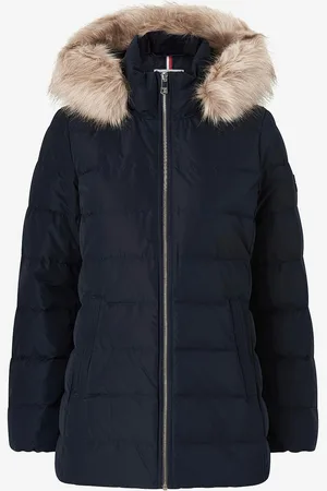 Tommy Hilfiger Dunjakke Heritage Down Tyra Jkt With Fur