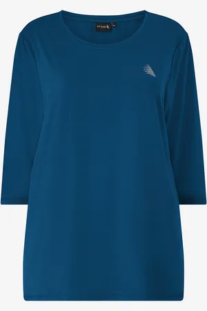 Zizzi Træningstop aBasic One 3/4 Blouse