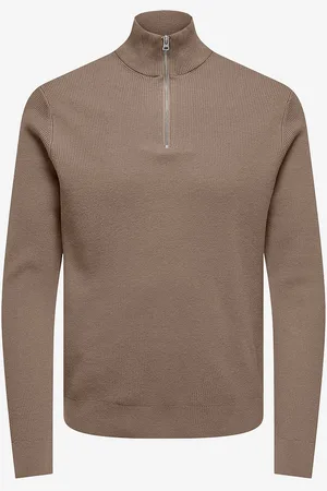 Only & Sons Trøje onsPhil Reg 12 Cotton Half Zip Knit