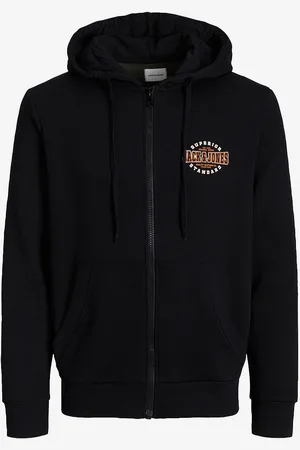 JACK & JONES Hættetrøje jjLogo Sweat Zip Hood 2 Col