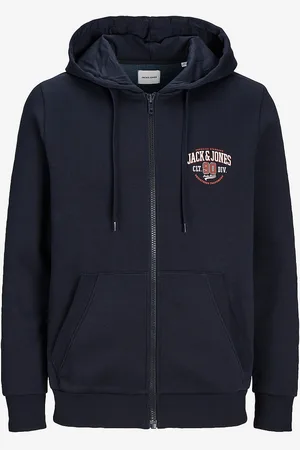 JACK & JONES Hættetrøje jjLogo Sweat Zip Hood 2 Col