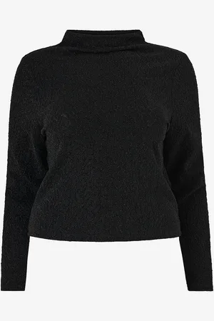Noisy May Top nmGilly L/S Funnel Lurex Top Jrs