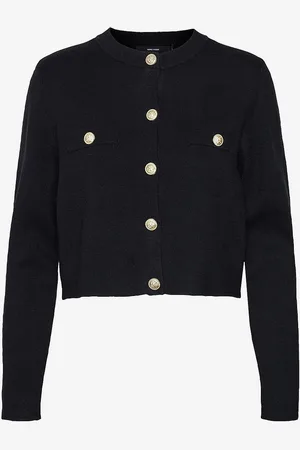 VERO MODA Cardigan vmSaba Short LS Gold Button