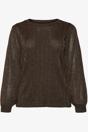 VERO MODA Top vmcTalia LS O-neck Pullover Cur