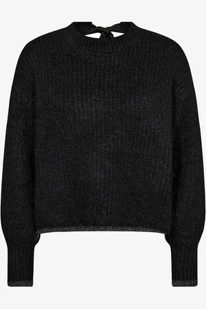 Co`Couture Trøje CoralieCC Bow LS Rib Knit