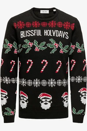 Only & Sons Julesweater onsMmas Reg 5 Allover Crew Knit