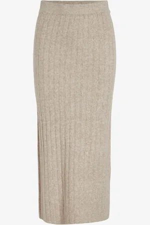 VILA Maxi nederdel viJaney Rib Knit Skirt