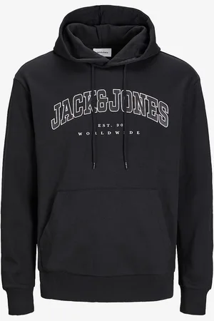 JACK & JONES Hættetrøje jjeCaleb Varsity Sweat Hood