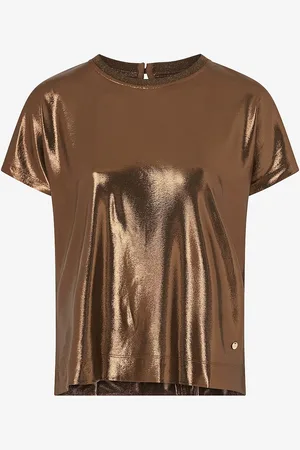 Mos Mosh Top mmNivola O-neck Metallic Tee